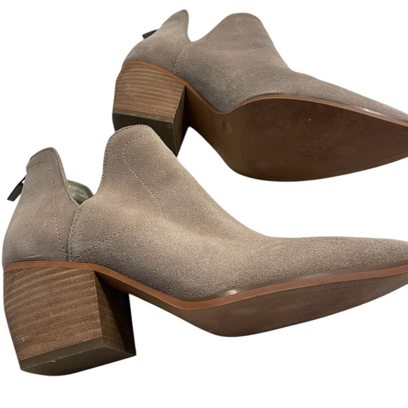 Vince Camuto Women's Beige Suede Ankle Boots - Picture 2 of 9